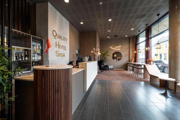 Na zdjęciu widoczny jest obiekt Quality Hotel Saga położony w mieście Tromsø.