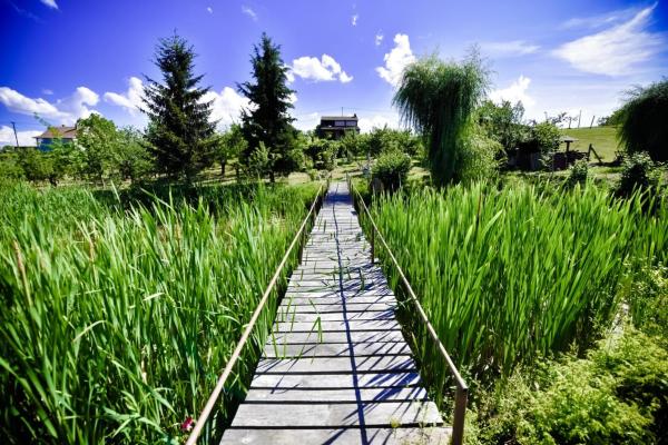 A la foto es mostra l'objecte Garden of Eden situat a la ciutat de Levanjska Varoš.