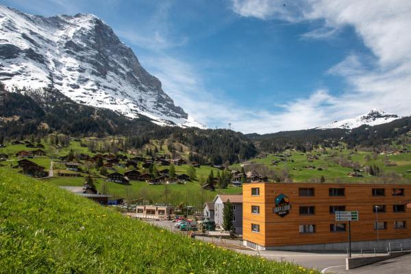 På billedet ses objektet Eiger Lodge Chic beliggende i byen Grindelwald.