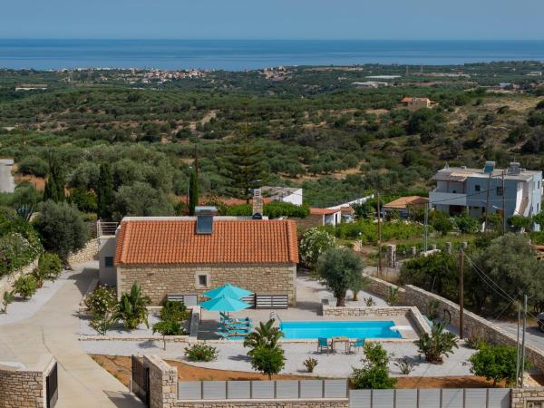 På billedet ses objektet Villa Vasiliki Private Pool beliggende i byen Érfoi.