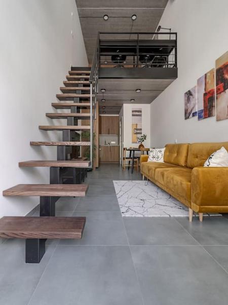 A la foto es mostra l'objecte Stylish loft in Vilnius situat a la ciutat de Vílnius.