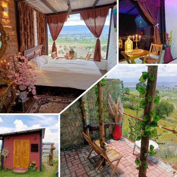 På billedet ses objektet Glamping con jacuzzi en Latacunga beliggende i byen Latacunga.