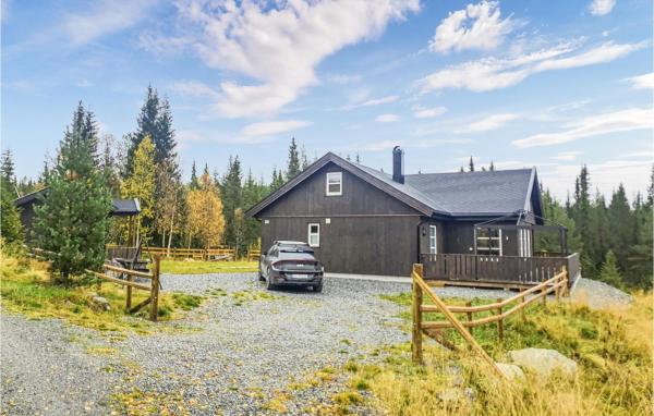 Na fotografii je vidět objekt Nice Home In Hemsedal With Sauna nacházející se ve městě Eikregardane.
