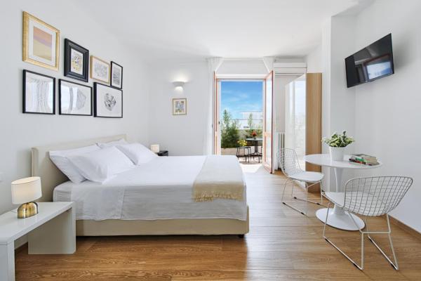 Na fotografii je vidět objekt LuxAttico Bed & Breakfast nacházející se ve městě Lecce.