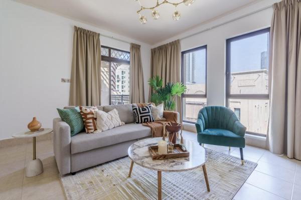 På billedet ses objektet GuestReady -1BR | Luxe Arabian Apt | Prime Location beliggende i byen Dubai.