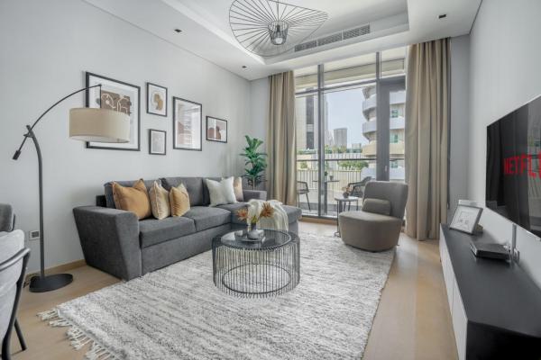 Na fotografii je vidět objekt GuestReady - Stylish escape near Dubai Mall nacházející se ve městě Dubaj.