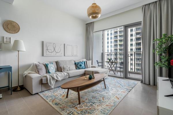 Na fotografii je vidět objekt GuestReady - Chic accents in Dubai Hills nacházející se ve městě Dubaj.