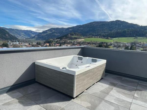 Na zdjęciu widoczny jest obiekt Penthouse Lorenzerhof położony w mieście Scheifling.