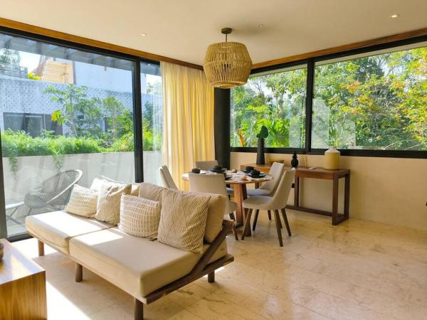 Na zdjęciu widoczny jest obiekt Nuuch Ph1 Comfy 2 Bdr Penthouse w Pvt Pool Aldea Zama położony w mieście Tulum.