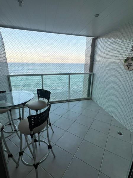 A la foto es mostra l'objecte Apartamento de frente para o mar- Praia do Morro- Guarapari situat a la ciutat de Guarapari.