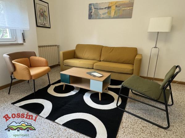 På bilden syns objektet Rossini apartment som ligger i staden Sassoferrato.
