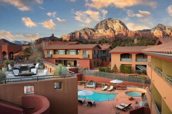 Auf dem Foto ist das Objekt The Wilde Resort and Spa in der Stadt Sedona zu sehen.