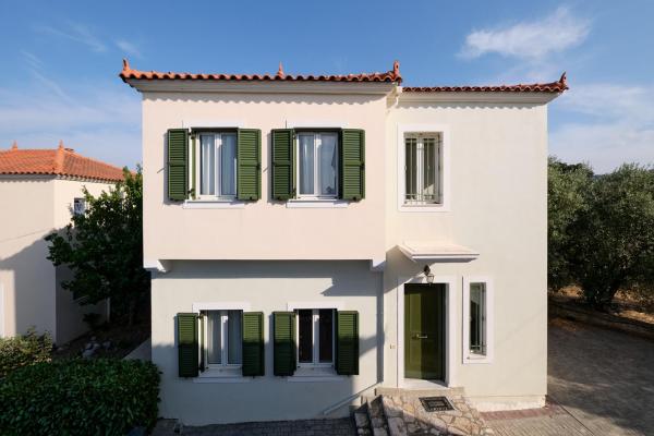 Nella foto è visibile l'oggetto Art Lesvos Villa situato nella città di Lámpou Mýloi.