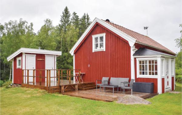 Na zdjęciu widoczny jest obiekt Two-Bedroom Holiday Home In Nassjo położony w mieście Ormaryd.