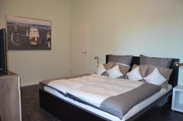 Na fotografii je vidět objekt Ferienwohnung in Krokau nacházející se ve městě Barsbek.