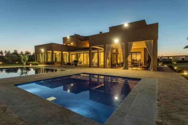 På billedet ses objektet Luxueuse Exclusive Villa 4 suites beliggende i byen Marrakech.
