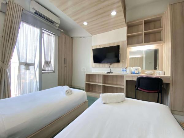 A la foto es mostra l'objecte Beauty Studio No Kitchen at Easton Park Residence Jatinangor Apartment By Travelio situat a la ciutat de Sumedang.