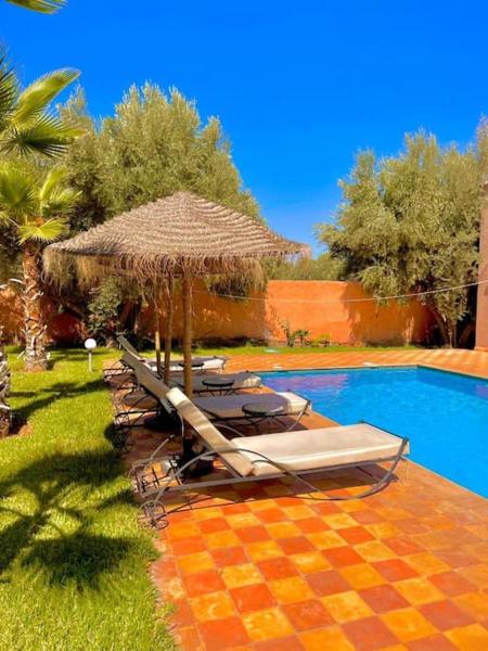 写真にはDou Ghemat市にあるVilla1 des tortues Marrakechが写っています。