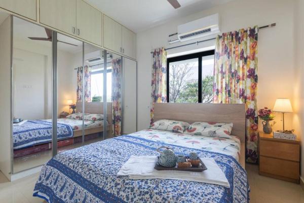 A la foto es mostra l'objecte Sunshine 1 BHK Penthouse at Virugambakkam situat a la ciutat de Chennai.