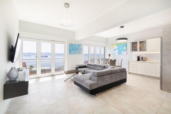 Na fotografii je vidět objekt Peaceful modern appartment near Lavrio port nacházející se ve městě Lávrion.