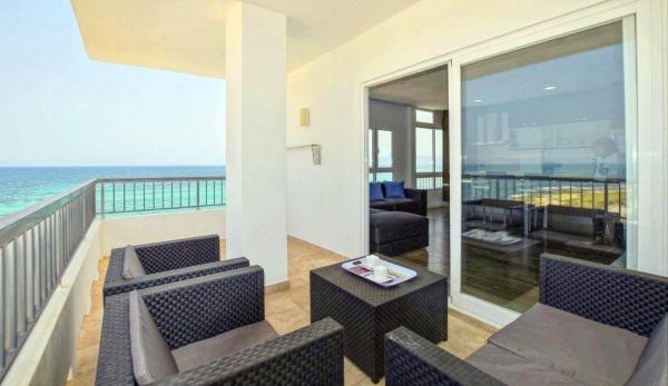 A la foto es mostra l'objecte Moderne Wohnung vor dem Meer von Son Baulo situat a la ciutat de Can Picafort.