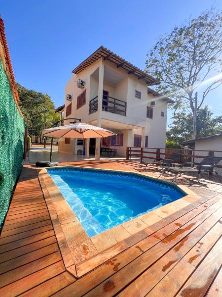 A la foto es mostra l'objecte Casa espelho - 4 suítes em Pirenópolis situat a la ciutat de Pirenópolis.