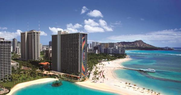 Nella foto è visibile l'oggetto Hilton Hawaiian Village Waikiki Beach Resort situato nella città di Honolulu.