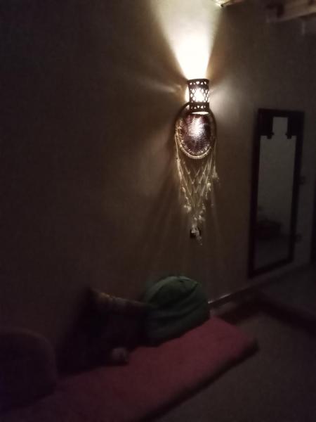 A la foto es mostra l'objecte Blue house situat a la ciutat de Dahab.