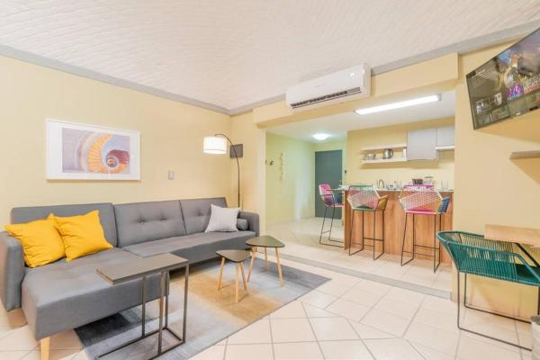 写真にはデュランゴ市にあるLindo LOFT en Corazon de Durango con Minisplitが写っています。