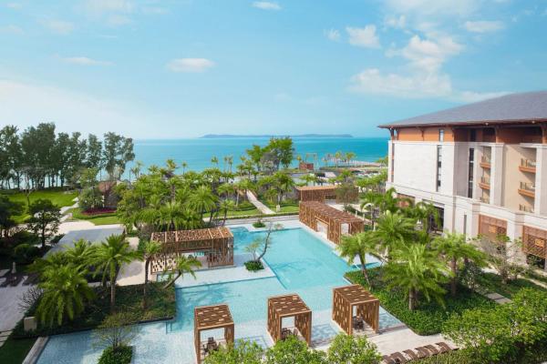 A la foto es mostra l'objecte Shenzhen Marriott Hotel Golden Bay situat a la ciutat de Shenzhen.