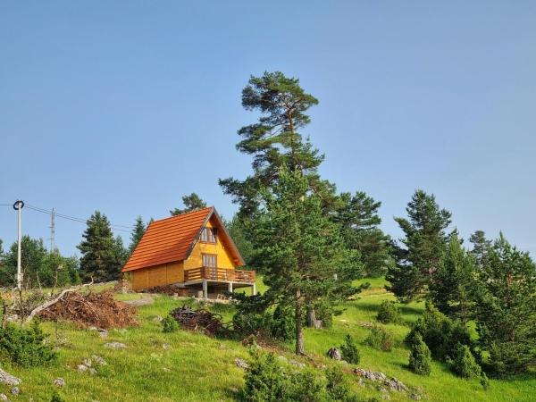 A la foto es mostra l'objecte Ljeljen koliba situat a la ciutat de Sokolac.