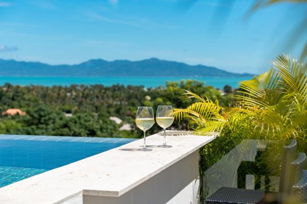 På billedet ses objektet La Casa Samui - Luxury seaview villa beliggende i byen Koh Samui.