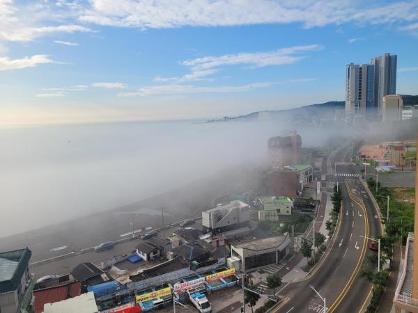 Na fotografii je vidět objekt Blue Ocean House nacházející se ve městě Ulsan.