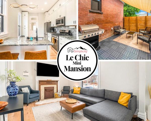 A la foto es mostra l'objecte Le Chic Minimansion Rino Office Patio & Bbq situat a la ciutat de Denver.