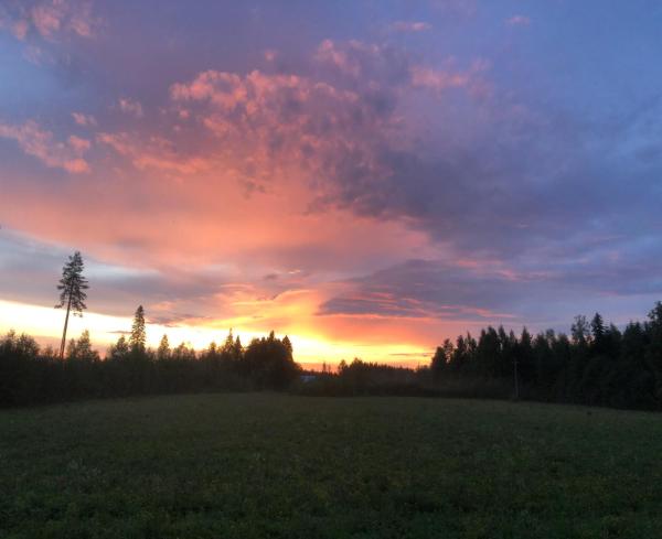 Na zdjęciu widoczny jest obiekt Peaceful, high-quality, rural home położony w mieście Pieksamaki.