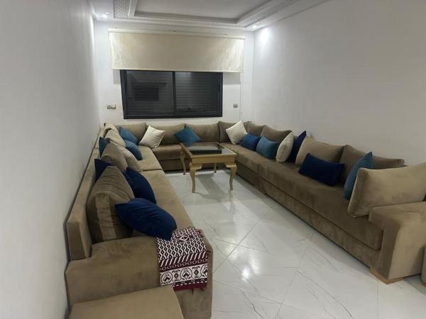 The photo shows the appartement meublé à temara located in the city of Temara.