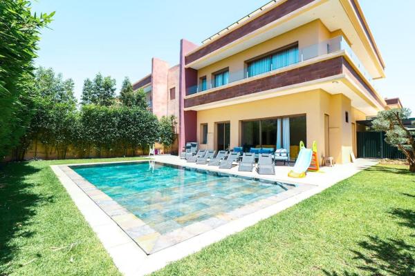 På billedet ses objektet Villa au Cœur de Marrakech beliggende i byen Marrakech.