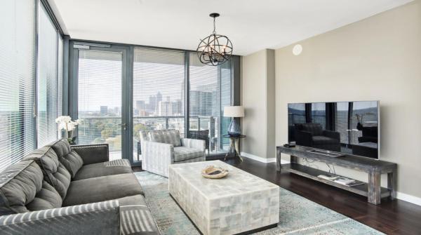 På billedet ses objektet Piedmont Park 3 bdrm with city views beliggende i byen Atlanta.