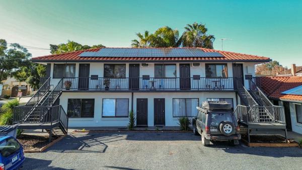 På bildet vises objektet Sanz Motel Wentworth som ligger i byen Wentworth.