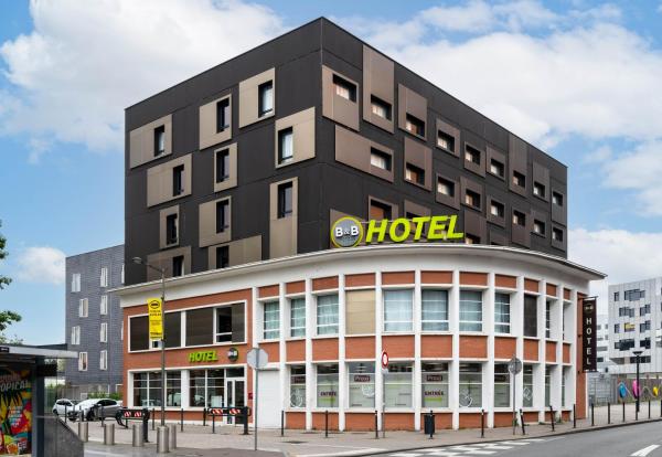 På billedet ses objektet B&B HOTEL Lille Roubaix Campus Gare beliggende i byen Roubaix.