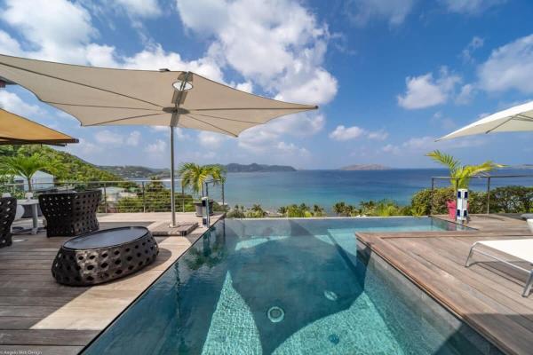 Magnificent 2Br Villa with Panoramic Views, Saint Barthelemy
