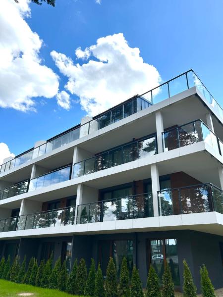 Na zdjęciu widoczny jest obiekt Apartament Augustów położony w mieście Augustów.