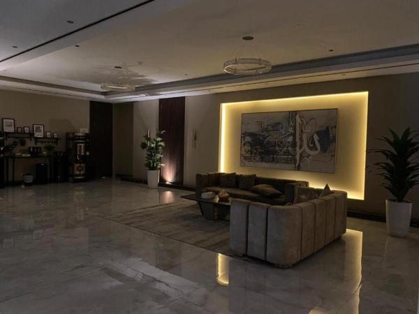 A la foto es mostra l'objecte Stylish Studio Urban Retreat situat a la ciutat de Dubai.