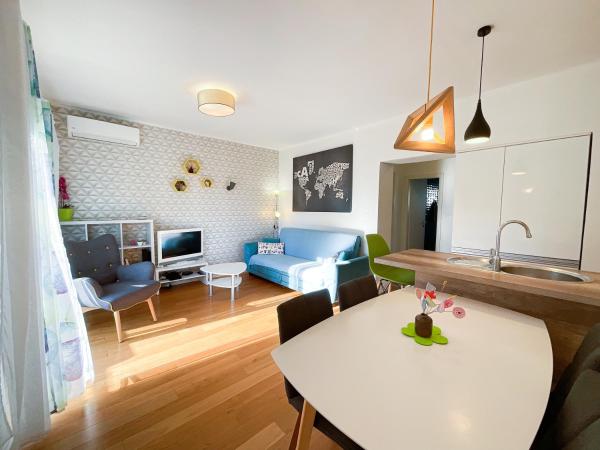 På bildet vises objektet City Charm Apartment som ligger i byen Split.