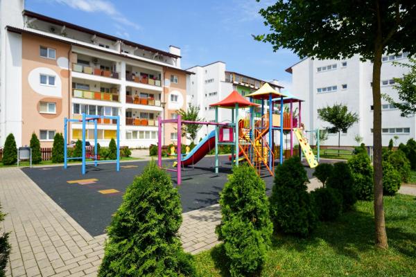 På billedet ses objektet Hunyadi Luxury Dna Stanca 1 beliggende i byen Sibiu.