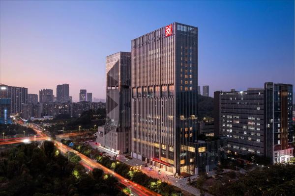A la foto es mostra l'objecte Hilton Garden Inn Shenzhen Guangming Hongqiao Park situat a la ciutat de Shenzhen.