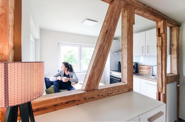 La photo montre l'objet Ferienwohnung Spreebogen situé dans la ville de Oppach.