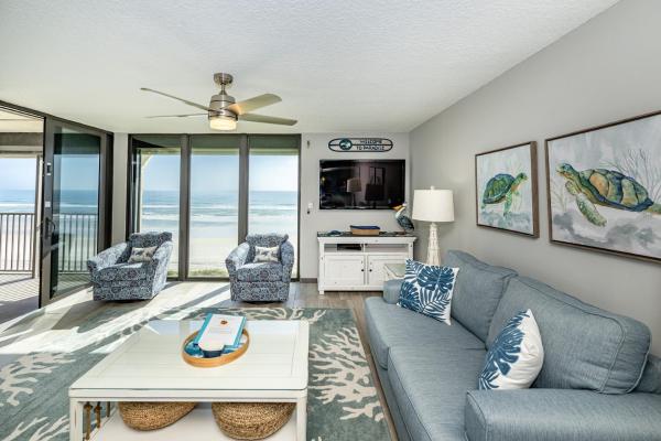På bildet vises objektet Sand Dollar 507 Penthouse Paradise som ligger i byen St. Augustine.
