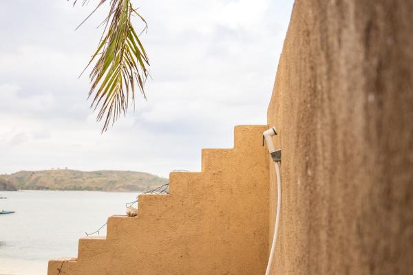A la foto es mostra l'objecte Beachfront 1-Bedroom Mini Villa situat a la ciutat de Bumbang.