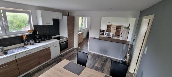 På bildet vises objektet 3 Zimmer Ferienwohnung in Jever som ligger i byen Jever.